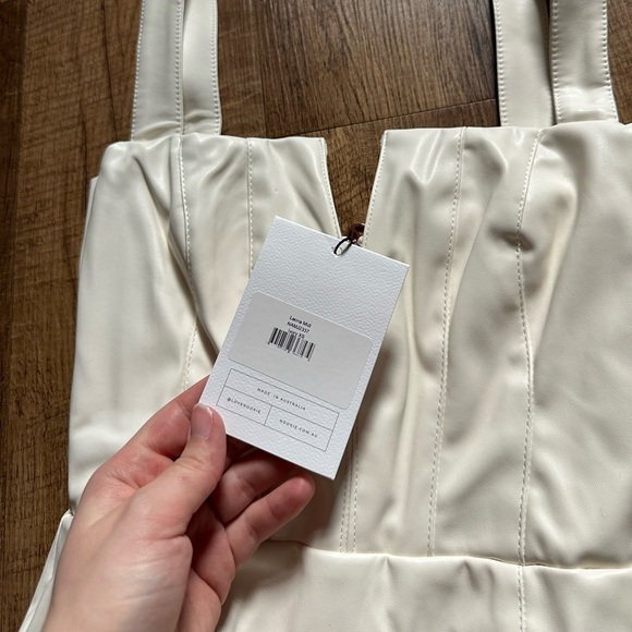 NOOKIE Leona Midi Dress In Ivory - Picture 5 of 6